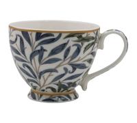 The Leonardo Collection Large Footed Classic Tea Cup - William Morris' Willow Bough Design