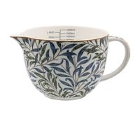 The Leonardo Collection Willow Bough Measuring Jug 1200ml Stoneware | Willow Bough measuring jug made from stoneware, featuring a decorative William Morris design for practical kitchen use.
