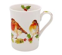 The Leonardo Collection Winter Robin Design Fine China Mug