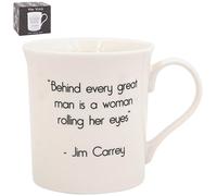 The Leonardo Collection Wise Words Behind Every Great Man Mug 350ml
