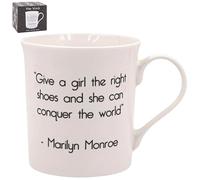 The Leonardo Collection Wise Words She Can Conquer The World Mug 350ml