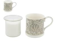 The Leonardo Collection Wm Morris Artichoke Mug and Candle Set 350ml