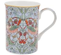 The Leonardo Collection Wm. Morris Assortments Fine China Strawberry Thief Mug 300ml for Hot & Cold Drinks | Durable Coffee Cups for Home & Office | Easy-to-Hold Coffee Mugs for Daily Use