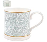 The Leonardo Collection Wm. Morris Assortments Stoneware Larkspur Mug 366ml for Hot & Cold Drinks | Durable Coffee Cups for Home & Office | Easy-to-Hold Coffee Mugs for Beverages & Daily Use