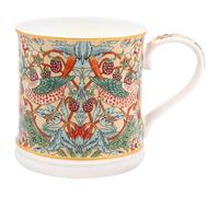 The Leonardo Collection Wm. Morris Assortments Stoneware Strawberry Thief Mug 366ml for Hot & Cold Drinks | Durable Coffee Cups for Home & Office | Easy-to-Hold Coffee Mugs for Beverages & Daily Use