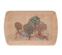 The Leonardo Collection Woodland Tapestry Small Tray Melamine Tableware | Small Woodland Tapestry tray made from melamine, featuring a decorative William Morris design for everyday serving