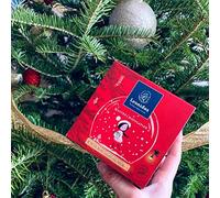 The Leonidas Cubes: Christmas Themed Box with a Selection of Pralines, 200g (Vibrant Red)