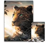 The Leopard And Wasp 1000 Piece Puzzle Jigsaw Puzzles DIY Decoration, Brain Challenge, for Adult, Family, 26X38CM/10.23x14.96inch