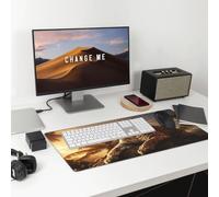 The Leopard Lost Large Gaming Office Mouse Pad-Durable,Non-Slip,Eco-Friendly Desk Mat for Enhanced Comfort and Stability.