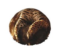 The leopard lost Reusable shower cap - double-layer waterproof, elastic, environmentally friendly daily use shower cap