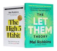 The Let Them Theory & The High 5 Habit by Mel & Sawyer Robbins 2 Books Collection Set (The Let Them Theory [Hardback] & The High 5 Habit)