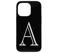 The Letter A Classic Style Capital Alphabet Monogram Initial Case for iPhone 13 Pro