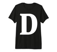 The Letter D Fun Big and Bold for Events Family Teams Groups Premium T-Shirt