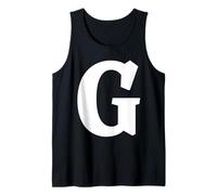 The Letter G Fun Big and Bold for Events Family Teams Groups Tank Top