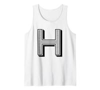 The Letter H Fun Big and Bold for Events Family Teams Groups Tank Top