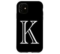 The Letter K Classic Style Capital Alphabet Monogram Initial Case for iPhone 11