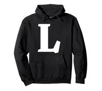 The Letter L Fun Big and Bold for Events Family Teams Groups Pullover Hoodie
