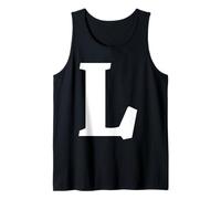 The Letter L Fun Big and Bold for Events Family Teams Groups Tank Top
