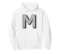 The Letter M Fun Big and Bold for Events Family Teams Groups Pullover Hoodie