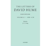 David Hume – The Letters of David Hume: Volume II 1766–1776 – Oxford University Press