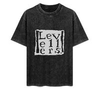 The Levellers Mens T-Shirt Black Graphic Unisex Tee Shirt L