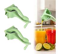 The lever principle of the manual juicer makes it easy to squeeze juice, prevents backflow and dripping, and has a fixed groove for easy cleaning.