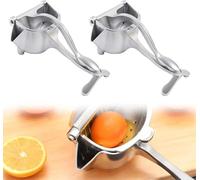 The lever principle of the manual juicer makes it easy to squeeze juice, prevents backflow and dripping, and has a fixed groove for easy cleaning.
