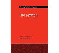 The Lexicon (Cambridge Textbooks in Linguistics)