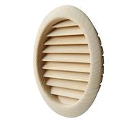 The lgrs125p-y Ventilation Grill Recessed Round Wooden, Pine Red, 130 mm