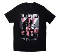 The Libertines Men's Time For Heroes Flag T-Shirt in Black | Size: Large The Libertines Black L