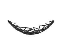 The Libra Company Twig Oval Bowl Small - Aluminium - L50 x W20 x H14 cm - Raw Black The Libra Company Black