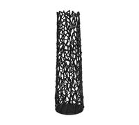 The Libra Company Twig Sculpture Vase Small - Aluminium - L27 x W27 x H94 cm - Raw Black The Libra Company Black
