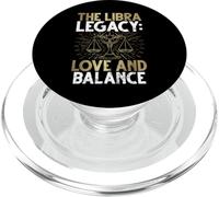 The Libra Legacy Love and Balance Libra PopSockets PopGrip for MagSafe