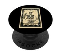 The Libra Tarot Card - Halloween Spooky Funny Gothic Witchy PopSockets Adhesive PopGrip