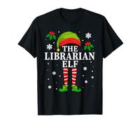 The Librarian Elf Christmas Matching T-Shirt