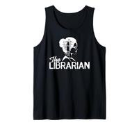 The Librarian Knowledge Keeper Iconic Minimal Style Tank Top