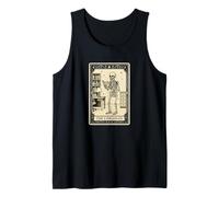 The Librarian Tarot Card - Spooky Gothic Library Books Read Tank Top