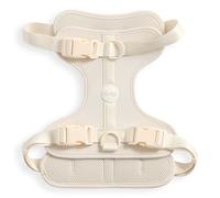 THE LICKER STORE HNS1003L Arlo Large Adjustable Soft Padded No Pull Pet Harness with 3 Buckles and 3 Leash Clips, Bailey