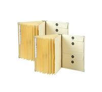 The Life Book Document Organiser, Go Missing Document Organizer with Labels and Stickers, Durable and Sturdy for Storing Letters and Passports(Beige*2)