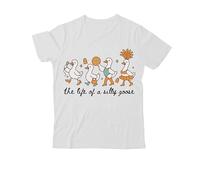 The Life of a Silly Goose Shirt, Funny Silly Goose T-Shirt, Classic Graphic Print Women Men V-Neck Tshirt