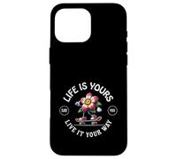 the lifes is Live your way skater comic - say yes Case for iPhone 16 Pro Max