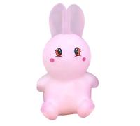 The Light Changing Color Rabbit Shaped Stress Relieving Toy. A Soft Toy Designed With Reaction Suitable For Relieving Anxiety During Work And Study. 6 Cm (B, One Size)