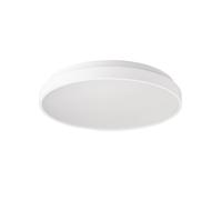 The Light Group SLC LED ceiling lamp ALPHA, white, Ø 40 cm DIP CCT IP44