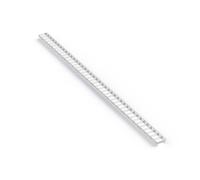 The Light Group SLC louvre grille Click, white, length 112 cm, plastic