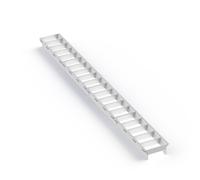 The Light Group SLC louvre grille Click, white, length 56 cm, plastic