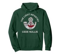 The Light Infantry Pullover Hoodie, Adult Unisex, Dark Green, XX-Large