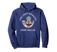 The Light Infantry Pullover Hoodie, Adult Unisex, Navy Blue, XX-Large
