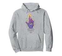 The Light Is Within You Eye Hand Occult Witchcore Aesthetic Pullover Hoodie