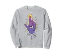The Light Is Within You Eye Hand Occult Witchcore Aesthetic Sweatshirt