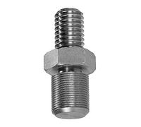 The Light Source Atlas Mic Stand Adapter, Male, Silver